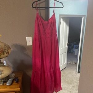 Elegant Pink Women's Dress